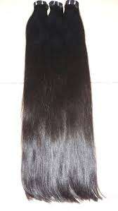 Paquete de Cabello Indio Liso Virgen Remy Negro Natural de 10-34cm de Longitud con Doble Trama a Máquina - Product Image 3