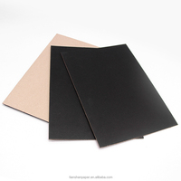 Feuilles de carton noir 500 g/m² non couché laminé pour cadres photo et artisanat de cadeaux, fabriqué à partir de matériaux recyclés