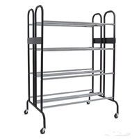 OEM ODM doble fila Rack bola pantalla con ruedas