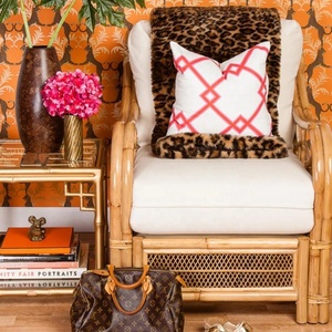 Fauteuil en rotin naturel avec coussin moelleux, meuble de salon intérieur, fauteuil d'appoint en osier écologique pour hôtel et décoration intérieure - Product Image 4