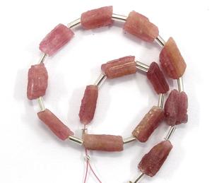 Pierres précieuses en Tourmaline rose naturelle, 13 pièces de forme inégale, rugueuse, pour la fabrication de bijoux, belle Collection brute - Product Image 3