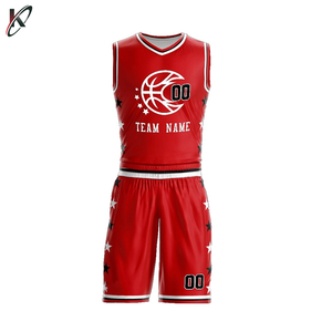 Nouvel uniforme de basket-ball léger et respirant bas quantité minimale de commande grande taille dernière couleur prix de gros - Product Image 6