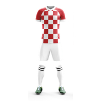 Uniforme de football d'été à séchage rapide, respirant, 100% polyester, imprimé numérique, uniforme de football respirant de haute qualité à manches courtes