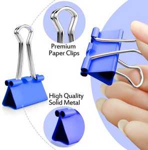 Le Japon le plus populaire 12pcs de haute qualité multicolore 25mm 1 "dans la boîte de papier Clips de reliure - Product Image 3