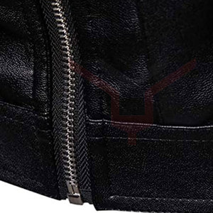 Chaqueta de cuero Pu hecha a medida para hombre, a la moda chaqueta de cuero, elegante, más nueva - Product Image 6