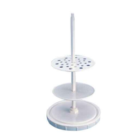 Support vertical pour pipettes en polypropylène (PP) à base lourde, 28 emplacements, haute qualité, personnalisable OEM, pour laboratoire haute performance - Meilleure vente