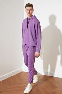 Venta al por mayor de chándal OEM de algodón de peso pesado liso totalmente personalizado para hombre Diseña tus propios chándales para hombre chándal liso para hombre - Product Image 5