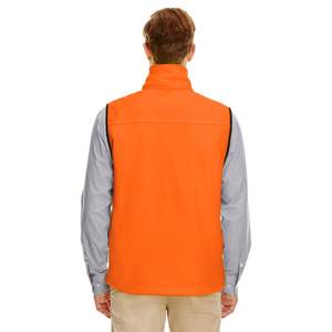 Gilet sans manches en molleton doux pour hommes avec logo personnalisé multi-conceptions veste de gilet en polyester décontracté uni à sublimation - Product Image 3