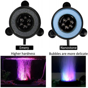 Cortina de ar submersível para aquário, luz led subaquática com 6 opções de cor e tomada tipo ue/eua/ru - Product Image 3
