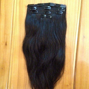 100% Remy Human Hair Extension <b>Long</b> Lasting Virgin Vietnamese Weft Dyed Curly Clip-in From Vietnam for <b>Braiding</b> - Product Image 1