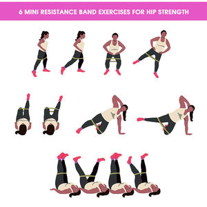 Bandes de résistance en tissu de coton élastique, sangles pour le Fitness, les hanches et le sport, livraison gratuite - Product Image 6