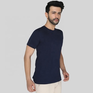 Camiseta informal de algodón de punto orgánico para hombre, Camiseta básica de manga corta de corte regular, transpirable, ecológica, de talla grande en blanco - Product Image 5