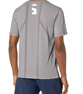 ผู้ชายวิ่งที่ไร้รอยต่อที่มีคุณภาพสูงเสื้อยืด77% ไนลอน23% โพลีเอสเตอร์นำเข้าเครื่องซักผ้า - Product Image 2