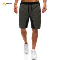 Shorts Bermuda Décontractés Écologiques en Jersey Grande Taille pour Hommes, Taille Élastique, Sport de Plein Air, Course à Pied, Gym, Compression, Séchage Rapide
