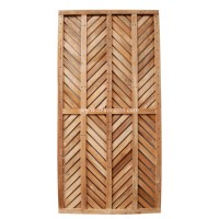 Panneaux de clôture en bois Merbau pour ferme, écologiques, étanches, avec quincaillerie, design personnalisé, embouts de poteaux de clôture, mur de jardin