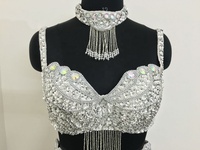 Ceinture de danse du ventre style coréen et exotique, pour adultes, écharpe enveloppante, jupe collier