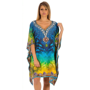Hot Selling Top Quality Comfortable <b>Kaftan</b> Beachwear Tops for Woman - Product Image 1