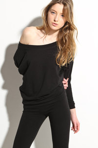 Sudadera de Manga Larga para Mujer, con Logotipo Personalizado, de Alta Calidad, Colores Sólidos, Forro Polar, Ecológica, Invierno 2022 - Product Image 2