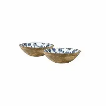 SET OF 2 CHEAP DESIGN LOW PRICE RUSTIC WOODEN BOWL KITCHEN DECORATIVE SALAD BOWL WOODEN STYLES BOWL