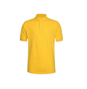 <b>Yellow</b> Shade Polo <b>T</b>-<b>Shirt</b> for Men Short Sleeve Soft Cotton Fabric Made in Bangladesh Wholesale Price for Business or Casual - Product Image 6