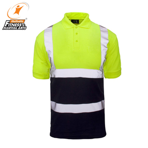 Logotipo personalizado de trabajo desgaste Hola Vis reflectante camisa de Polo - Product Image 2