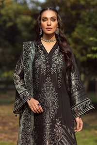 Trajes de Kameez Shalwar Bordados para Mujer, Trajes de Lawn de Faisalabad, Trajes de Shalwar Kameez Pakistaníes de Alta Calidad - Product Image 3