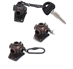 Nautical Assorted Diving Helmet Key Ring Brass Keychain Handmade Keychain & Key Ring Christmas Day Gift