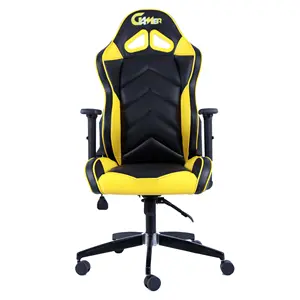 Турецкие высокие спинки под заказ, желтые игровые поворотные компьютерные стулья из искусственной кожи, гоночные игровые офисные стулья, высокое качество