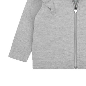 Chándal informal de algodón con estampado para niños, capucha de lana con cierre de cremallera, a la venta - Product Image 4