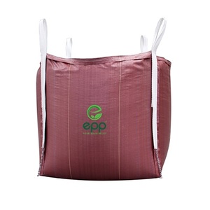 FIBC Ventilated Moistureproof Jumbo Container Bag Recycling Bulka Bags Antistatic Industrial Bags 1m3 Demolition Skip Bin Rubber