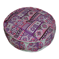 Nouveautés 2022 - Pouf ottoman en coton au design traditionnel personnalisé, prix d'usine Malani Impex Inc, vente en gros, décoratif