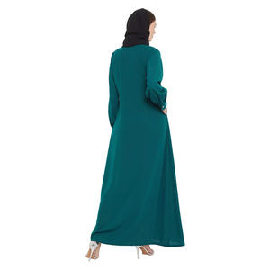 2022 Nuevo último diseño Abaya de alta calidad para mujeres y niñas con logotipo personalizado Los mejores diseños elegantes de Abaya - Product Image 2