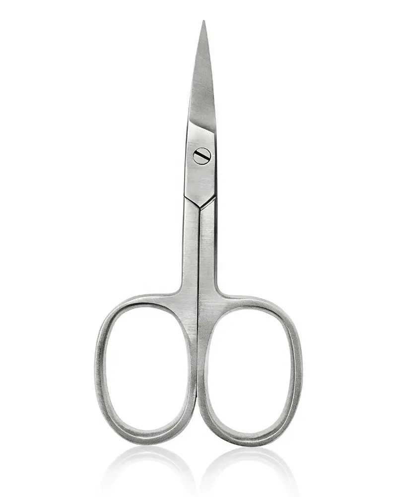 New Sharp Russian Cuticle Scissors beauty care tool eyebrow scissors manicure Curved shears with custom logo wholesale