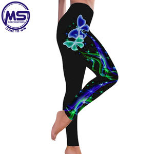 Vente en gros Pantalon serré sans couture de fitness ajusté de couleur unie respirante de qualité supérieure Vêtements de sport personnalisés pour femmes - Product Image 2