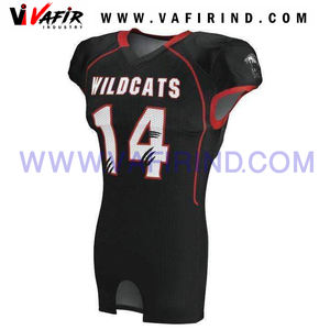 Tackle twill uniforme de fútbol americano 2025 venta al por mayor personalizado sublimado fútbol americano Jersey vafir - Product Image 4