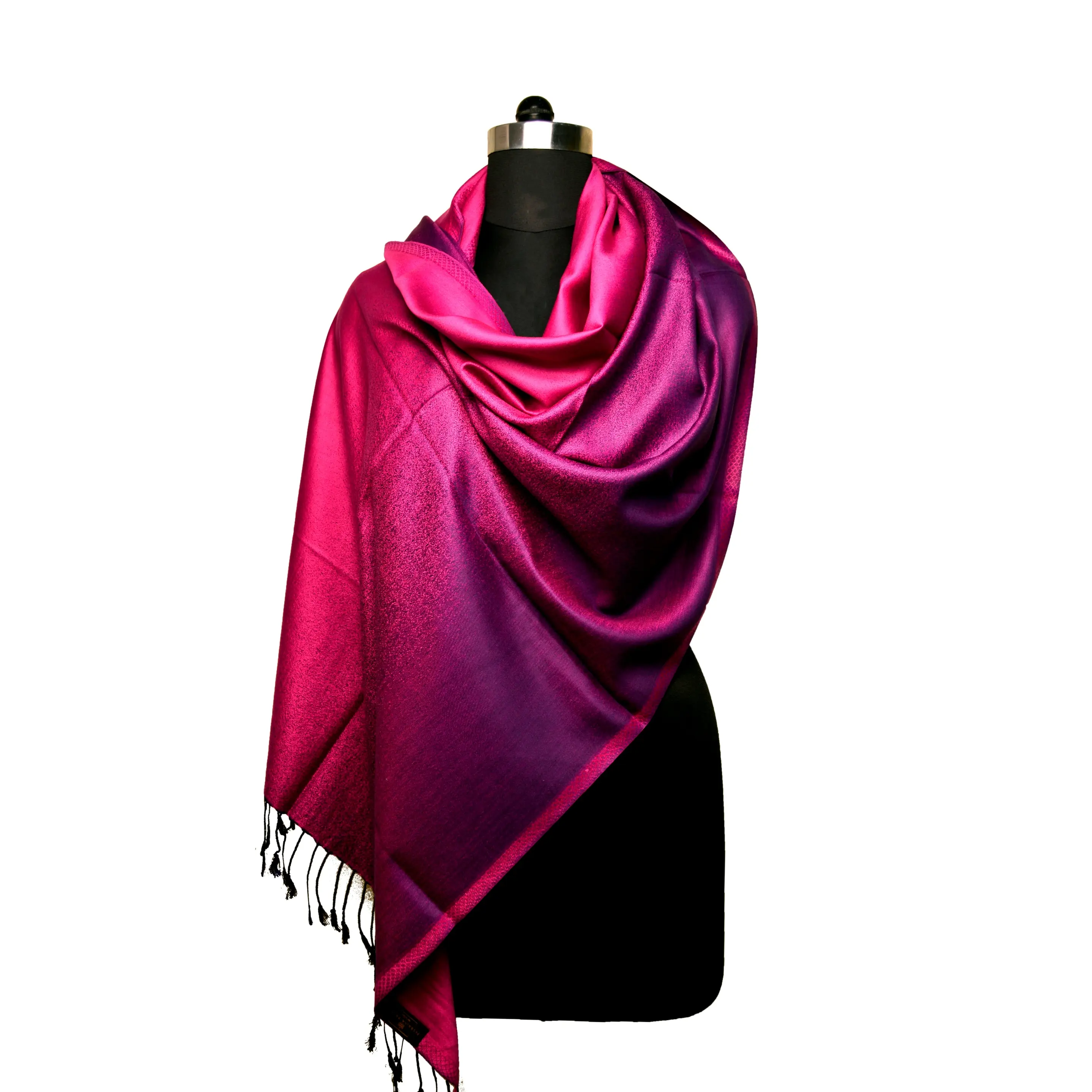 100% Seide Pashmina Schal Pashmina Turk Neuzugang Double Color Hijab Schal Zweifarbige Schal Mix Farben Arab Muslim