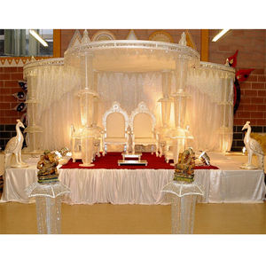 White <b>Crystal</b> <b>Chandelier</b> Wedding Mandap Mesmerizing Indian Wedding <b>Chandeliers</b> Mandap Hotsale Wedding Glittering <b>Crystal</b> Mandap - Product Image 1