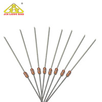 Thermistance NTC MF58 2,0 mm 10k 1% 3988 scellée sous verre pour grille-pain, capteur de température pour cuisinière à induction, sondes thermistores