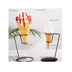 Iron Ice Cream Cone <b>Display</b> <b>Stand</b> With 6 Holes Bestest Quality <b>Table</b> <b>Top</b> Ice Cream Holder At Affordable Price - Product Image 4