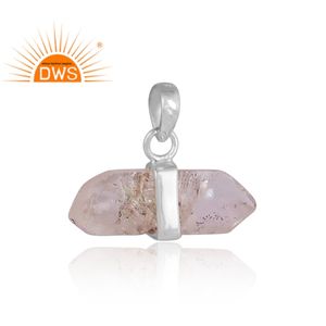 Collier en argent Sterling fin avec pendentif en pierre précieuse, bijoux en argent fin, diamant, vente en gros, nouvelle collection - Product Image 3