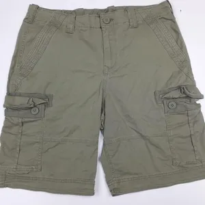 Echt Branded Labels Elegante Mannen Casual Shorts Cargo Shorts Lopen Korte Katoen Effen Kleur Rits Bangladesh Voorraad Veel