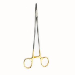 Porte-aiguilles DEBAKEY TC 26CM plaqué or, instruments chirurgicaux microcardiovasculaires de haute qualité - Product Image 6