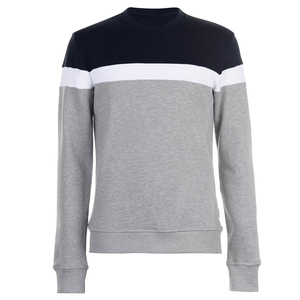 Sweat-shirts pour hommes en molleton épais 78% coton 22% polyester, col et manches classiques, couleur unie, impression personnalisée, vente en gros OEM - Product Image 5