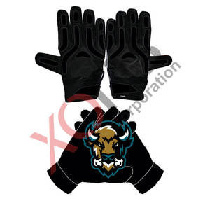 Gants de réception de football américain pour Lineman Gants de football respirants imprimés grande taille - Product Image 4