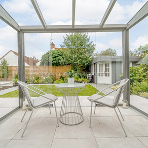 Verre trempé <span class=keywords><strong>sur</strong></span> <span class=keywords><strong>mesure</strong></span> pour moulures de toit incliné de véranda en aluminium, pour serres de jardin et hôtels – Fabricant de cadres de véranda - Product Image 6