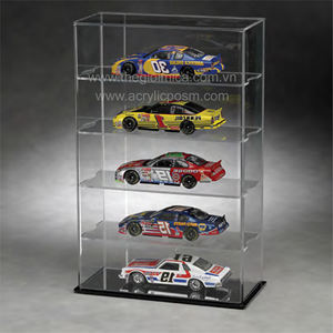 Best Seller Customized Clear <b>Plastic</b> Case Stand <b>Display</b> <b>Box</b> Rectangle Square Acrylic Storage for Crafts - Product Image 1