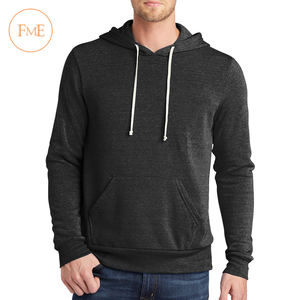 Sudadera con capucha personalizada para hombre, tendencia 100% algodón para invierno con cordones, mangas ajustadas, bolsillo de canguro - Product Image 1