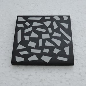 Nouveau design de sol en mosaïque Tapis en résine et pierre payé Sous-verres de service de thé pour la vente en gros de pierre et résine avec sol en mosaïque - Product Image 4