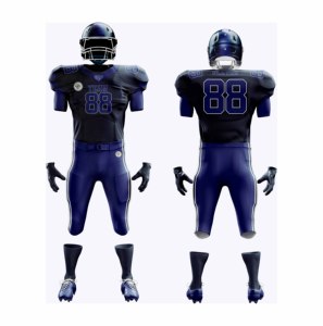 Conjunto de fútbol americano personalizado, camiseta de fútbol estampada transpirable y camiseta, uniforme completo para ropa de equipo - Product Image 4