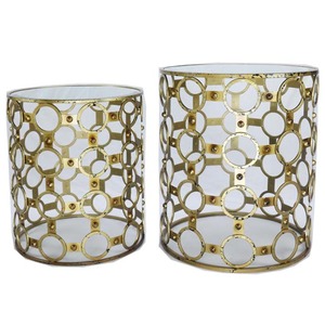 Aluminum Table Marble Side <b>Stool</b> High Quality Antique Unique Hotel Home Room Wedding Restaurant Made In India Hot Selling Export - Product Image 2